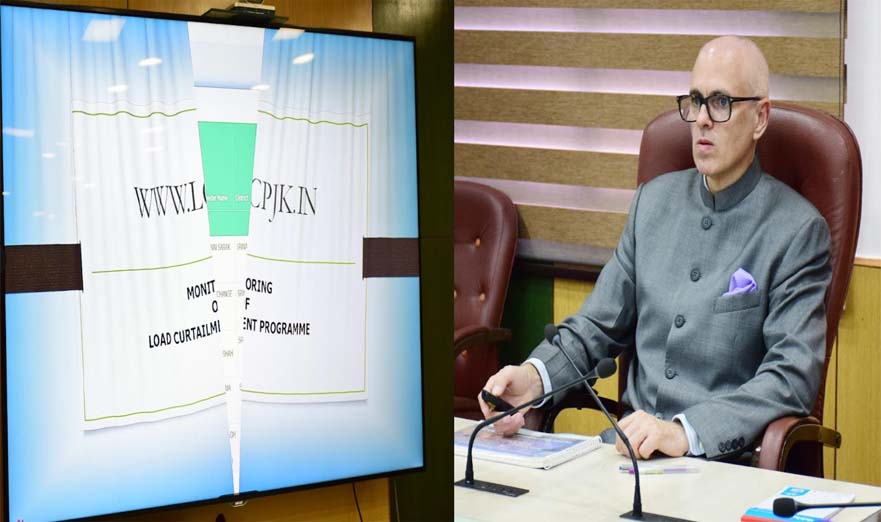 CM Omar Abdullah stresses on implementing transparent curtailment, minimizing distress cuts in power supply