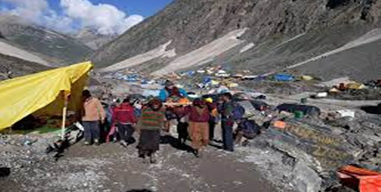 Pilgrim hailing from MP dies near Amarnath cave