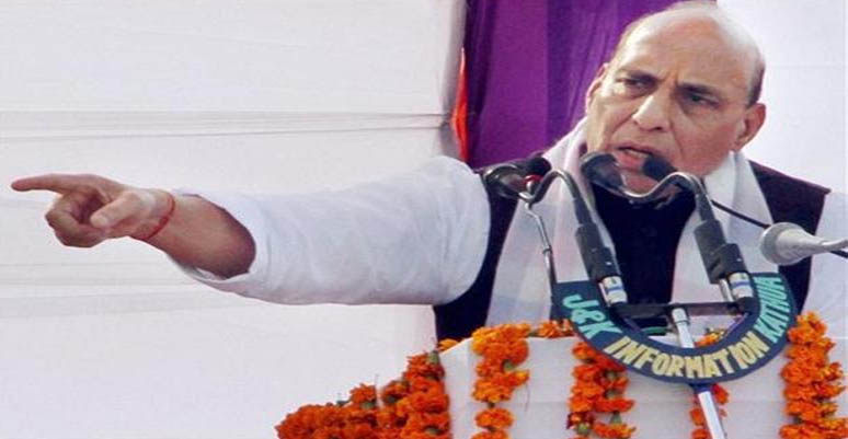 Rajnath Singh hails Army for successfully tackling terrorism in Kashmir Valley