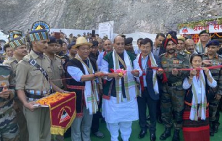 Defence Minister Rajnath Singh inaugurates Sisseri River Bridge in Arunachal Pradesh