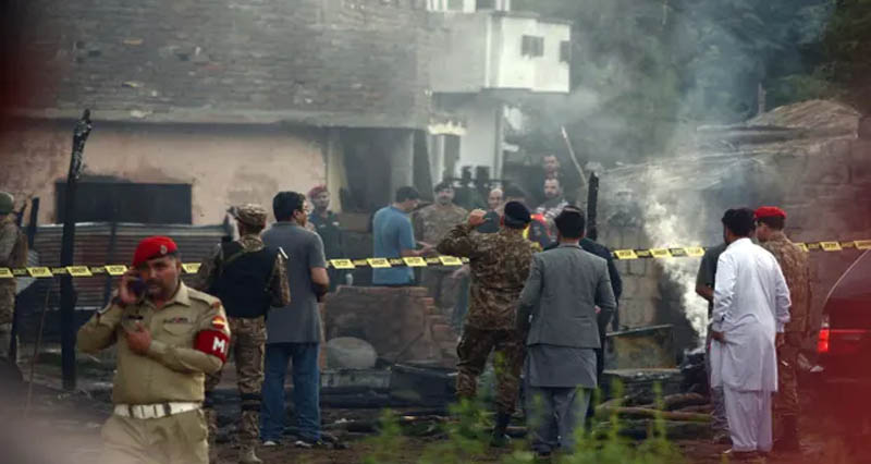 Pakistan military plane crash kills 17 in Rawalpindi suburb