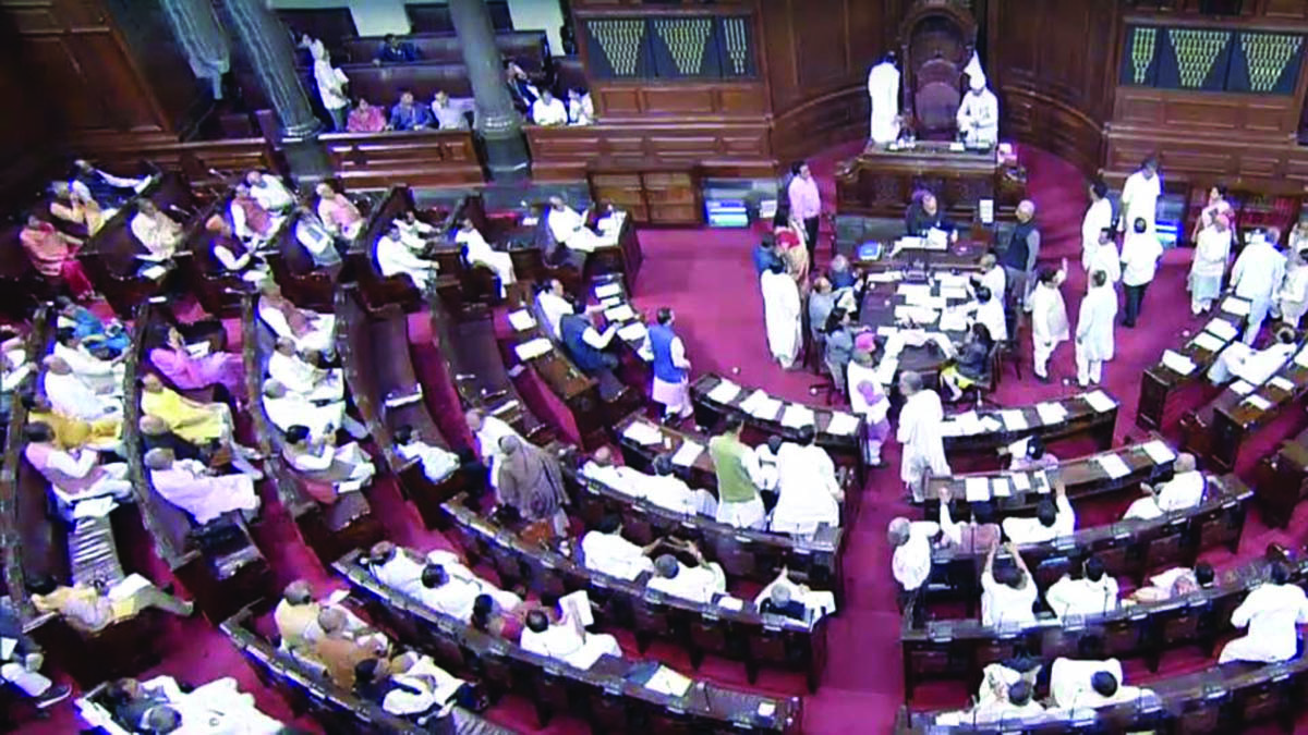 Rajya Sabha adjourned for 2 days in a row over Karnataka crisis