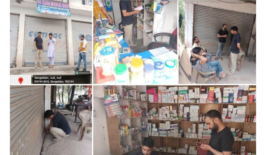 J&K: DFCO team seals 3 unauthorized medical stores 