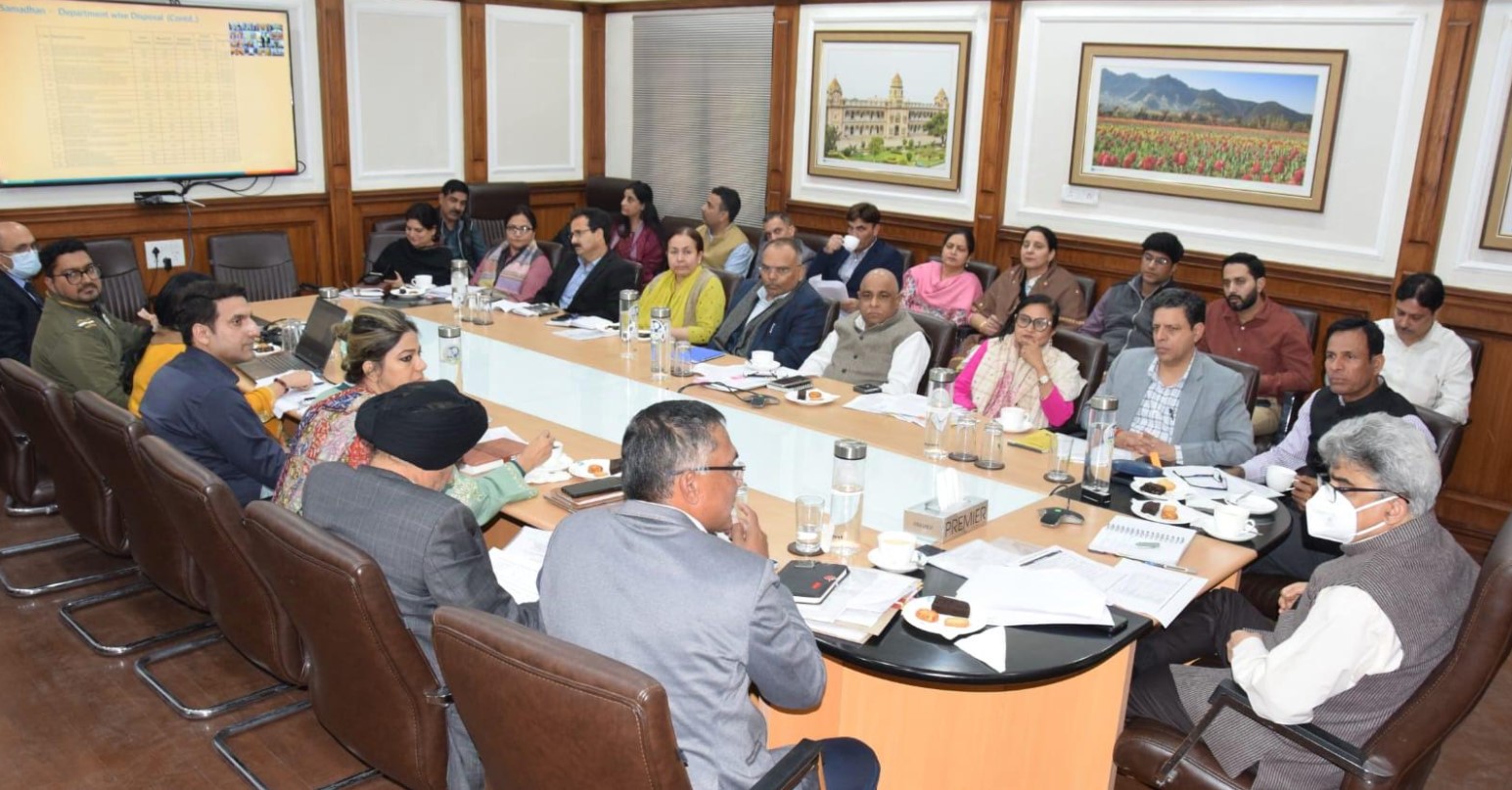 CS for making ‘JK Samadhan’ portal analytical for effective resolution of grievances