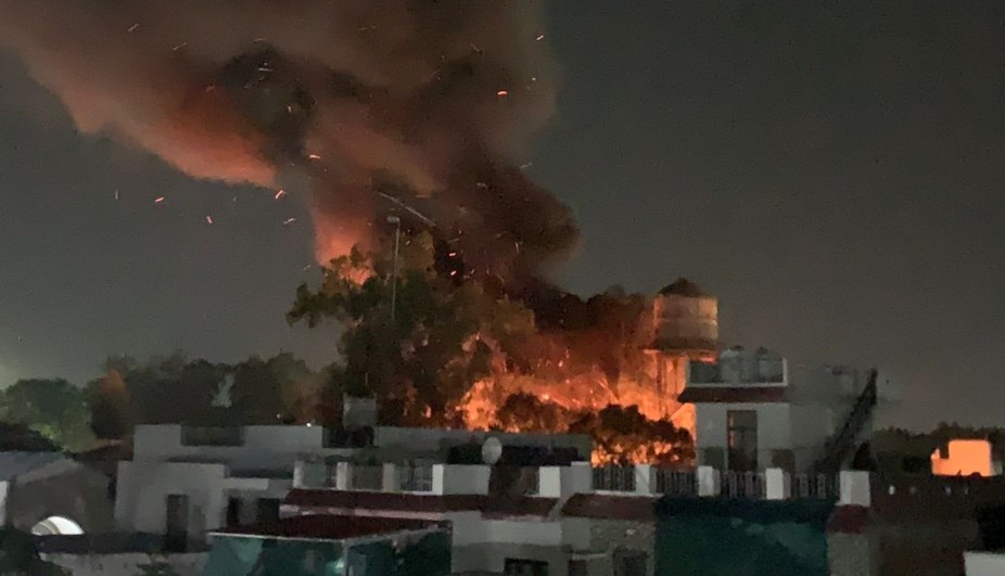 Dozens Of Seized Vehicles Destroyed In Fire At Police Station In Jammu