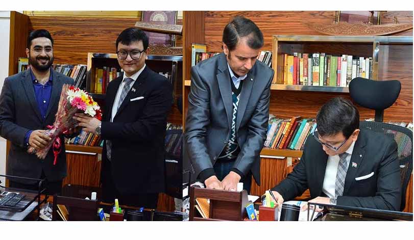 Minga Sherpa assumes charge as Director Information
