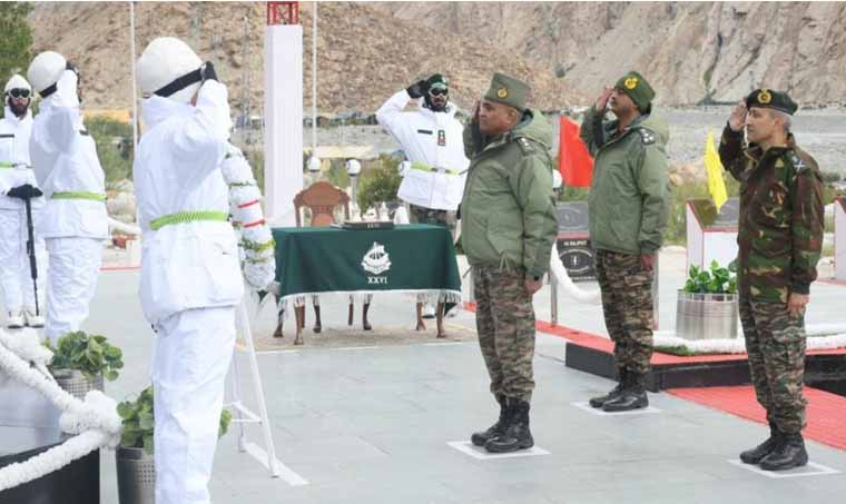 Army Chief visits Siachen to review operational preparedness; pays tributes to martyrs