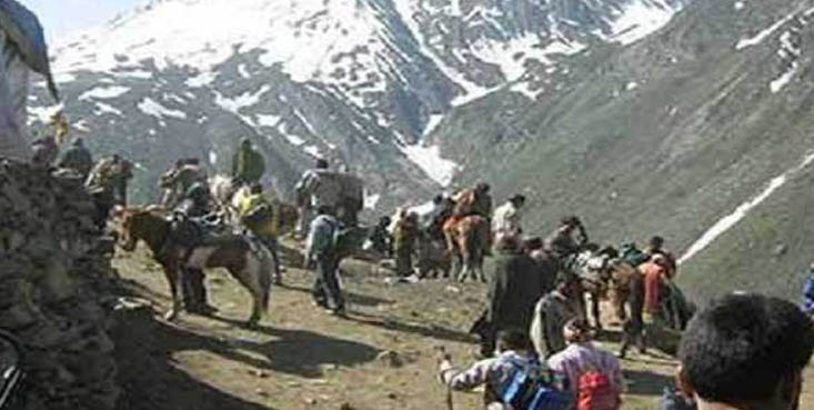 Amarnath pilgrim critically injured after slipping from hill