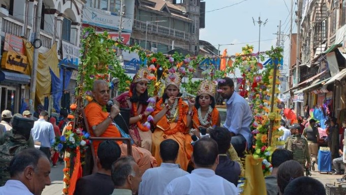 Kashmiri Pandits celebrate Janmashtami