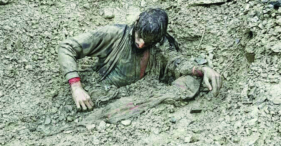 Man trapped overnight in landslide rescued by CRPF, Army personnel in J&K