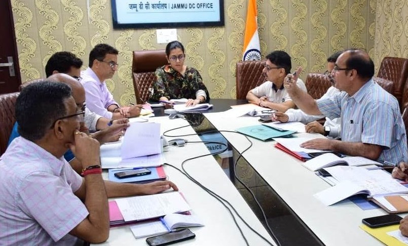 DC Jammu reviews status of JJM works; Directs to scale up pace of progress