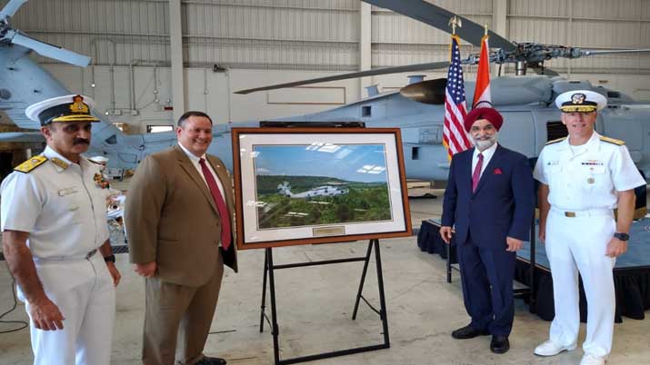 US Navy hands over MH-60R helicopters to India