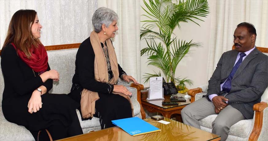 UNICEF Country Representative meets Lt Governor