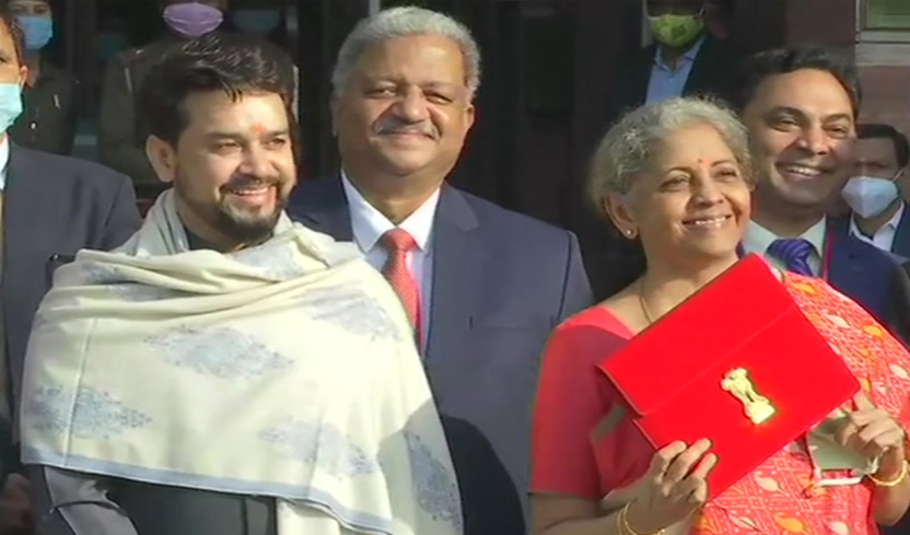 Sitharaman replaces 'bahi khata' with tablet as Union budget goes digital