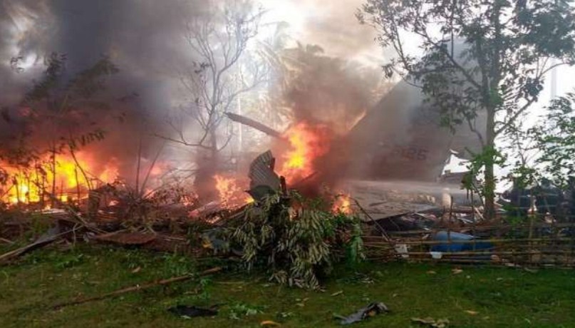 Philippine military plane crashes after missing runway; 17 dead, 40 rescued