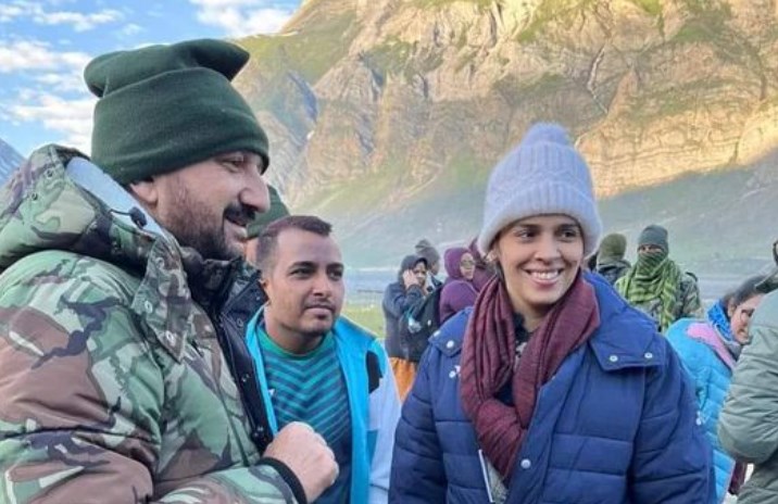 Saina Nehwal pays obeisance at Amarnath cave shrine