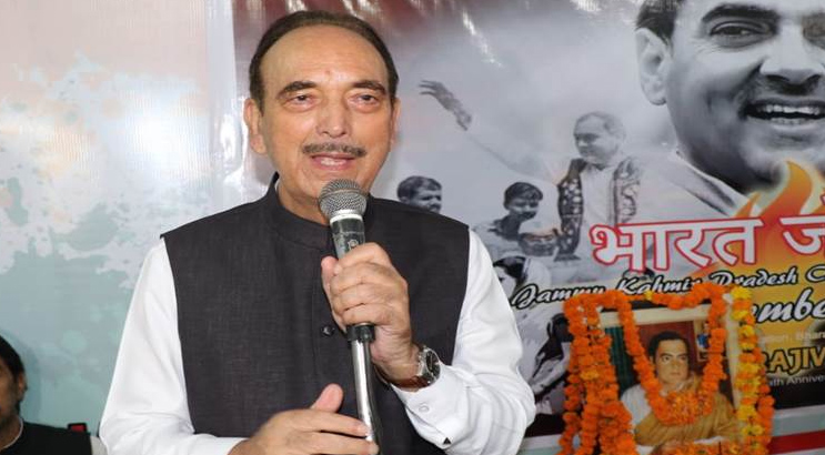 Ghulam Nabi Azad: Not normalcy, heat behind influx of tourists in J&K