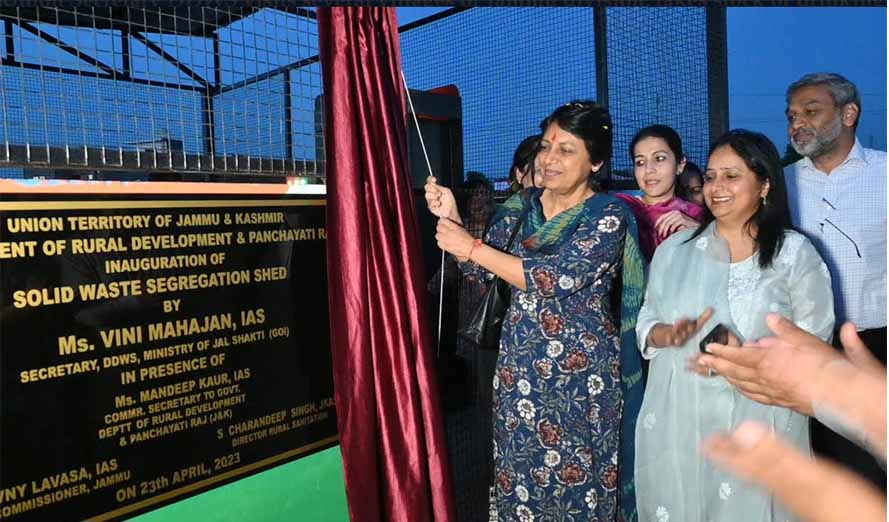 Union Secretary DDWS visits several villages of Jammu division, takes stock of drinking water, sanitation issues