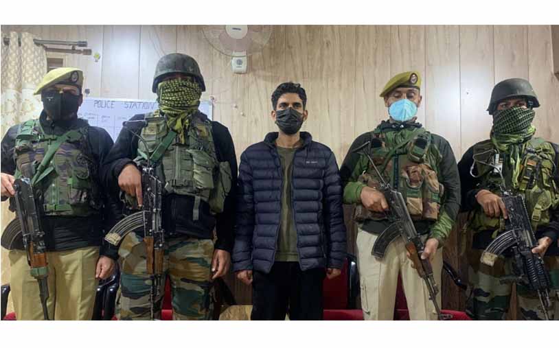 Terrorist associate arrested in Sopore: police