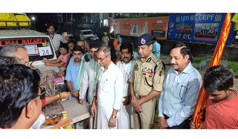 ADGP Jammu flagged first Batch of Buddha Amarnath Ji Yatra