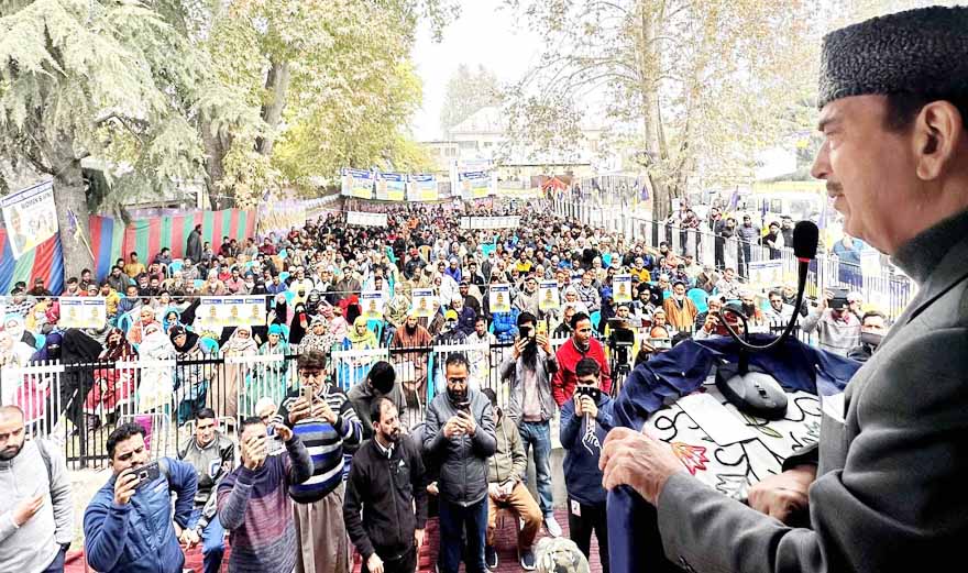 Jobs, economy will grow if DPAP comes to power: Ghulam Nabi Azad