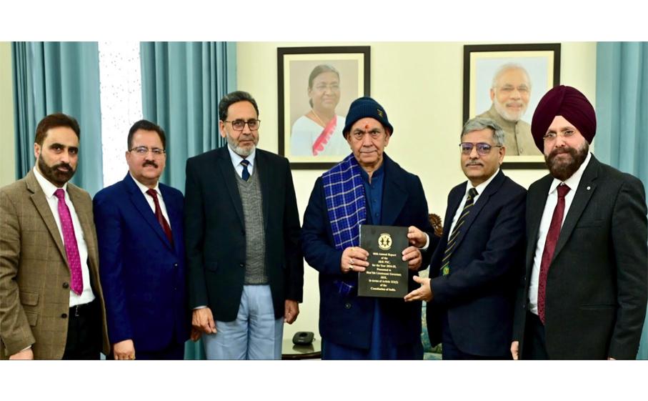 JKPSC submits 66th Annual Report to LG Sinha