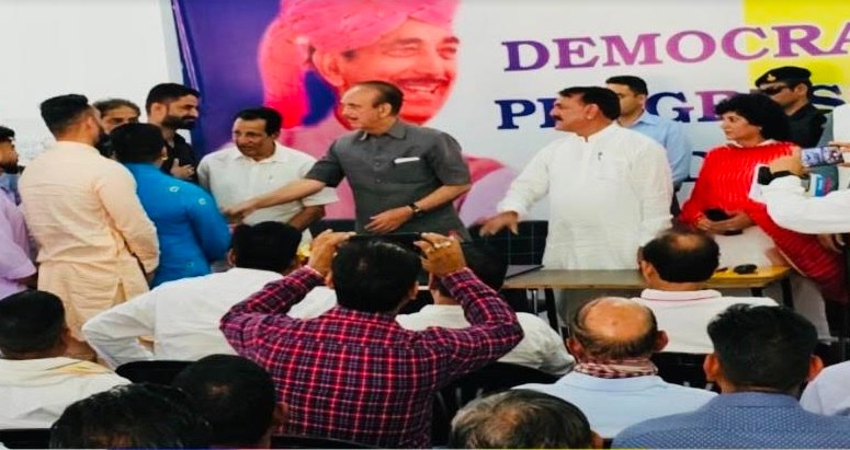 DPAP ready for polls whenever they take place: Ghulam Nabi Azad