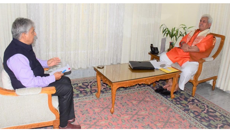 Delegation of LJK Economic Growth & Development Dialogue calls on Lt Governor