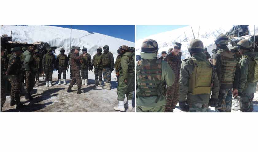 Chinar Corps commander reviews counter-infiltration grid along LoC