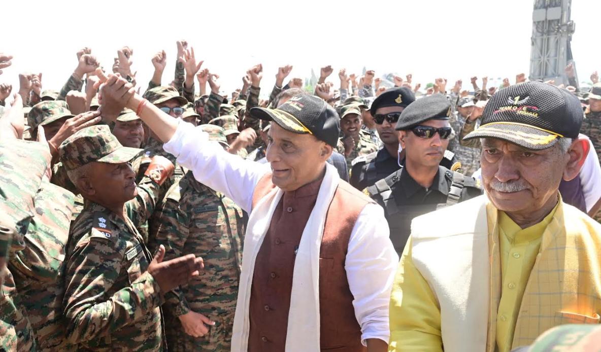 Our brave forces will continue to take action to ensure the safety of our citizens and peace and prosperity of the nation: LG Sinha