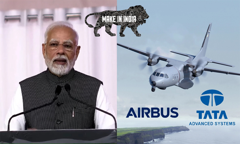 PM Modi lays foundation stone of C-295 transport aircraft manufacturing unit in Vadodara