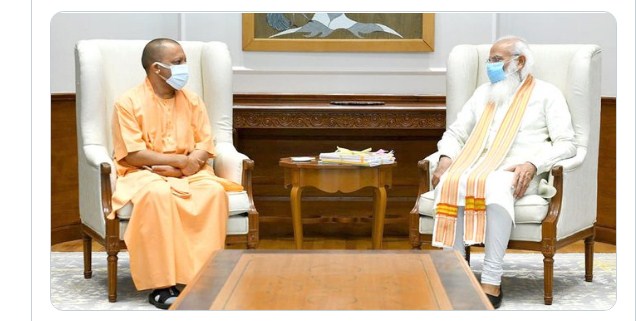 Uttar Pradesh CM Yogi Adityanath meets PM Narendra Modi in Delhi