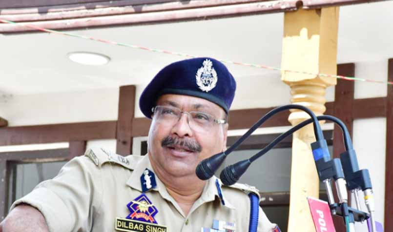 Jammu and Kashmir on path to lasting peace: DGP Dilbagh Singh