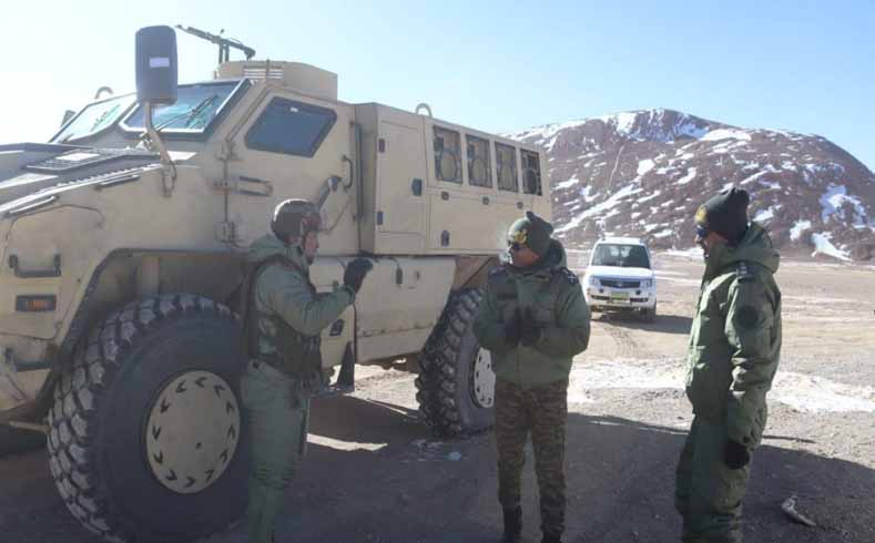 Northern Army Commander visits high altitude areas of Ladakh