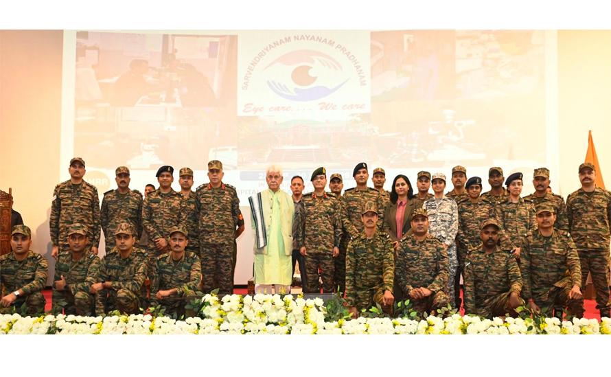 By restoring sight, the Army has given patients a new vision of peace, trust, and togetherness: LG Sinha