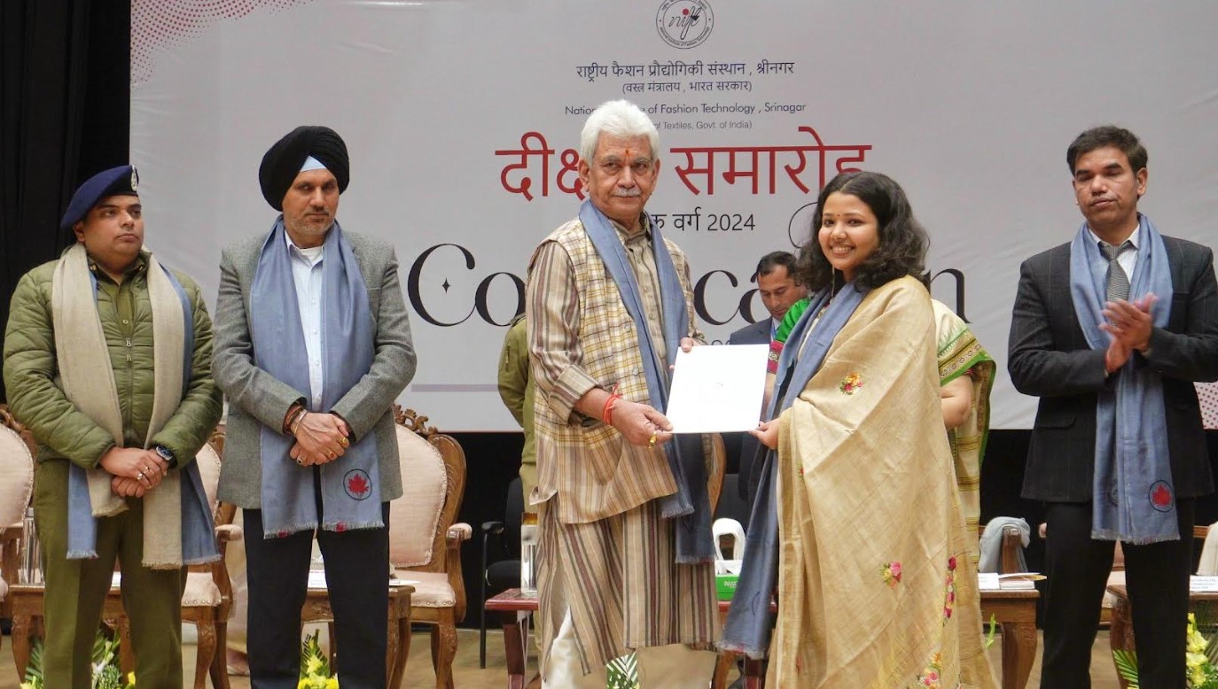 Lt Governor addresses Convocation ceremony at NIFT, Srinagar