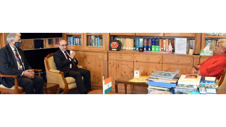 SBI Chairman calls on Lt Governor