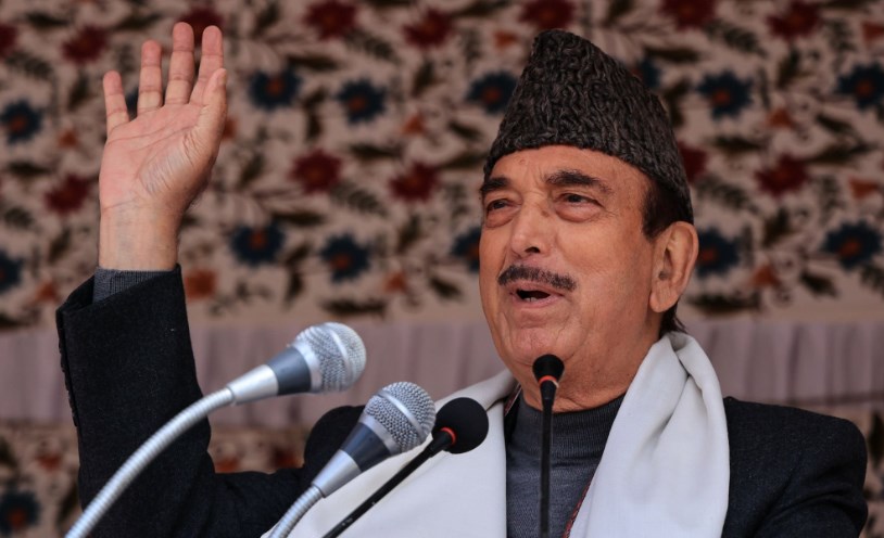 Don't put anyone in jail on mere suspicion: Azad to J&K Admin