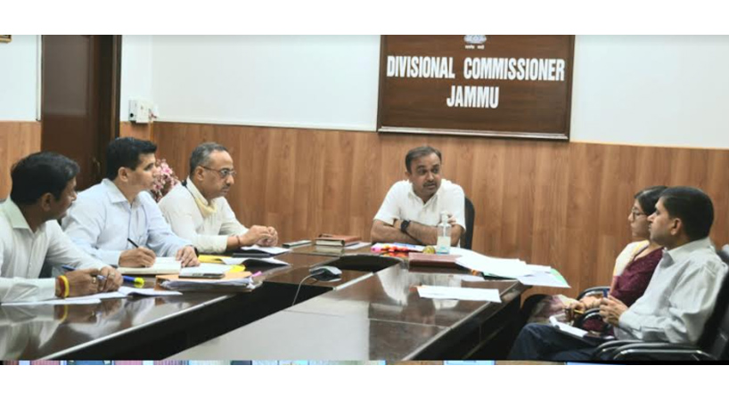 Div Com Jammu reviews functioning of Revenue Deptt