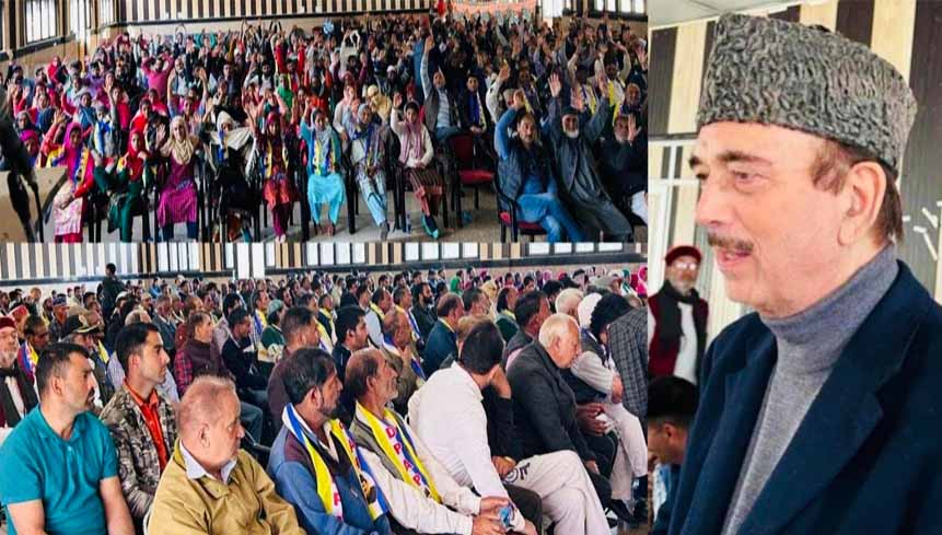 DPAP aims to work for Progressive J&K: Azad in Bhaderwah