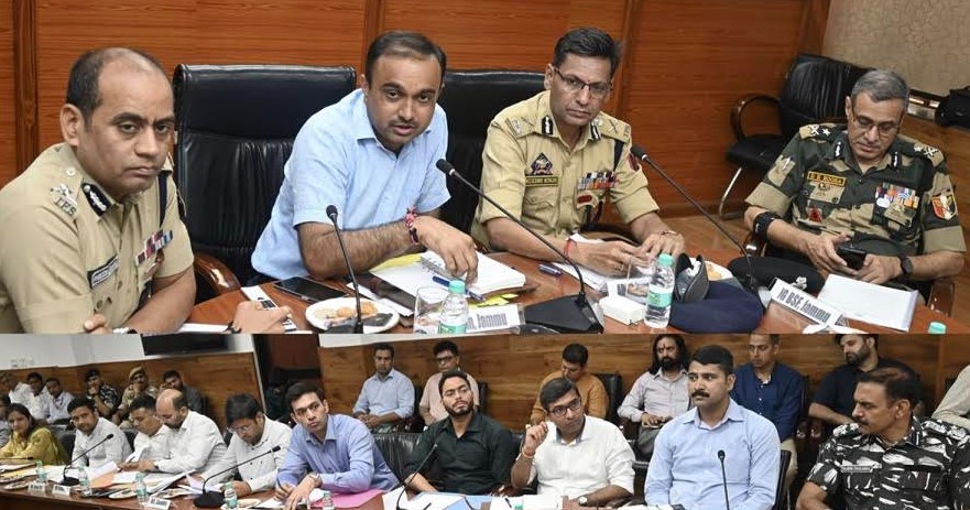 Div Com, ADGP review Shri Amarnath Ji Yatra arrangements