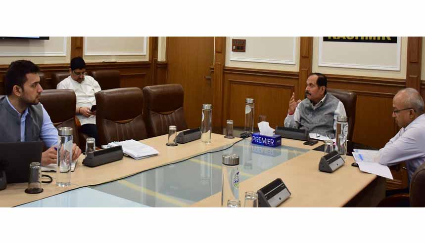 Advisor Bhatnagar reviews performance, functioning of SIDCO, SICOP