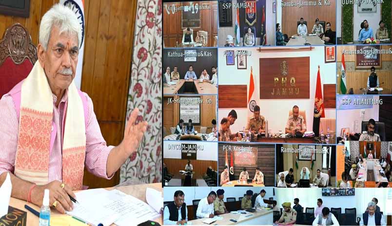 Lt Governor reviews Traffic Management and Comprehensive Mobility Plan for Shri Amarnath Ji Yatra