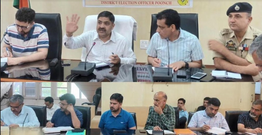 DC chairs preparatory meeting ahead of VVIPs' visit to Poonch District