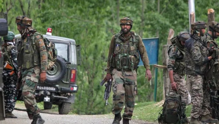 Brief exchange of firing in Khrew, searches on  another search operation underway in Beighpora