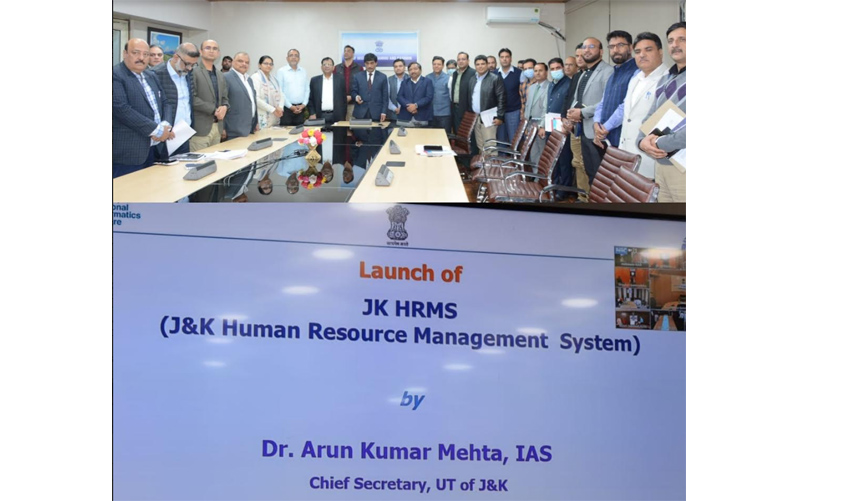 Chief Secretary launches online Human Resource Management System for JK employees