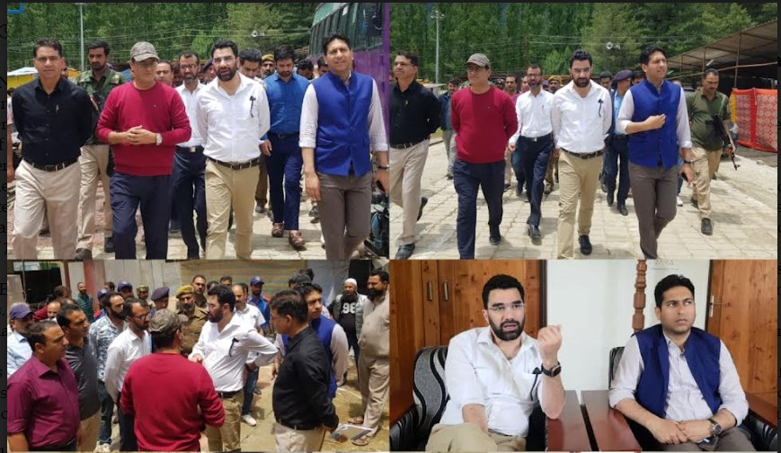 Secretary Tourism visits Pahalgam, reviews Tourism department preparations for Shri Amarnathji Yatri
