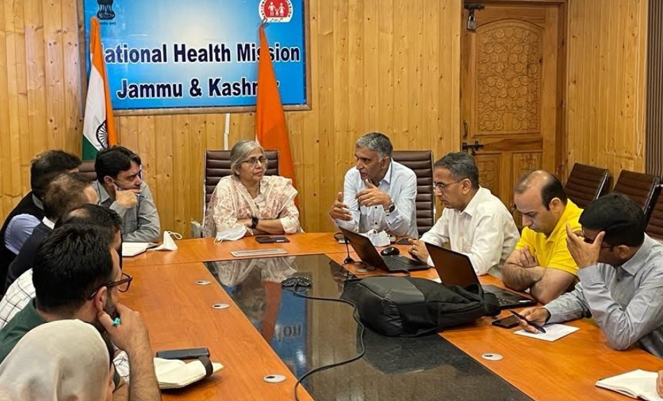 MoH&FW team visits J&K; holds series of meetings with MD NHM, J&K