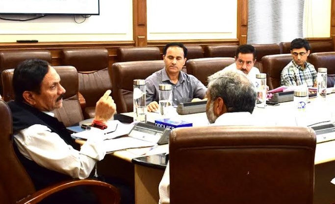 Advisor Bhatnagar reviews progress on implementation of JJM