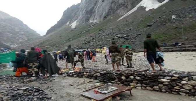 Amarnath cloudburst: 10 dead, 7 rescued so far; 30-40 still missing